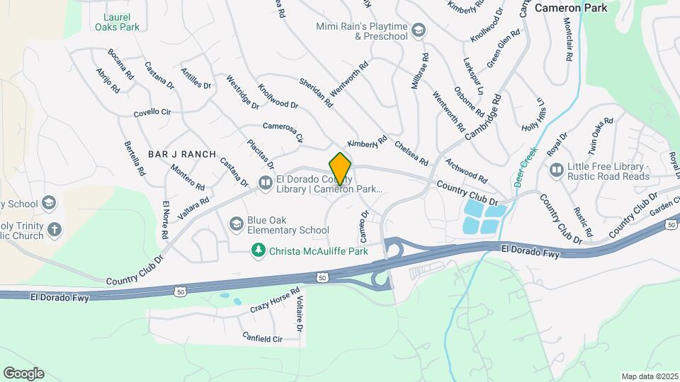 2585 Greenwood Ln Map and Location Details