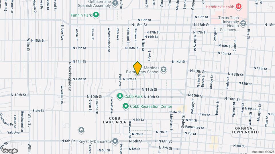 1209 Graham St Map and Location Details