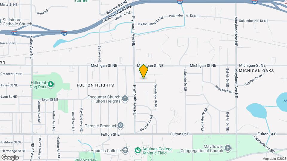 1831 Crescent Dr NE Map and Location Details