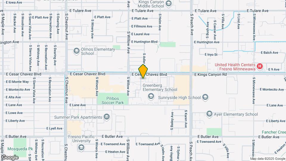 757 S Adler Ave Map and Location Details