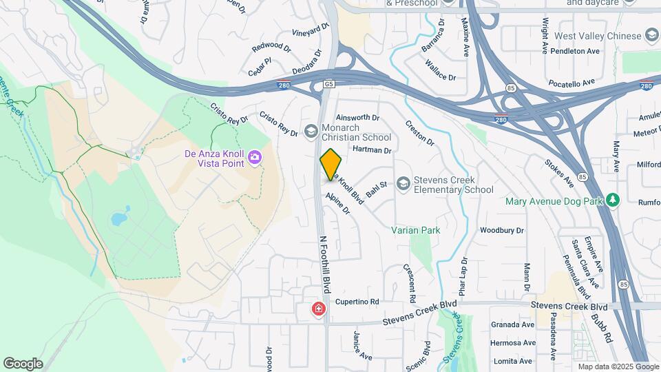 10384 Alpine Dr Map and Location Details