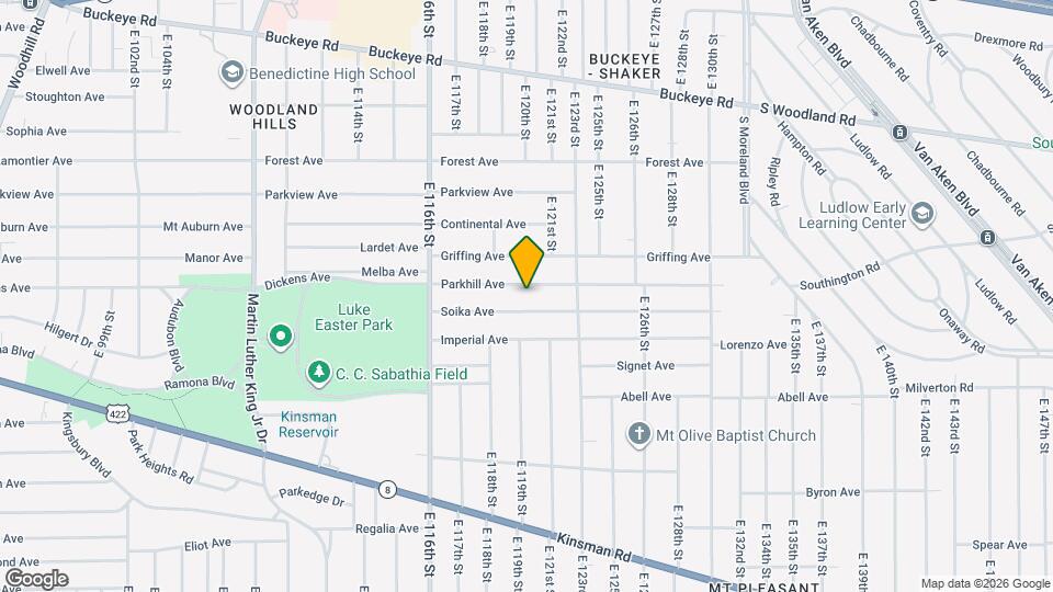 12012 Parkhill Ave Map and Location Details