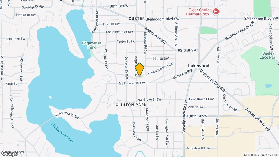 9523 Maple Ave SW Map and Location Details