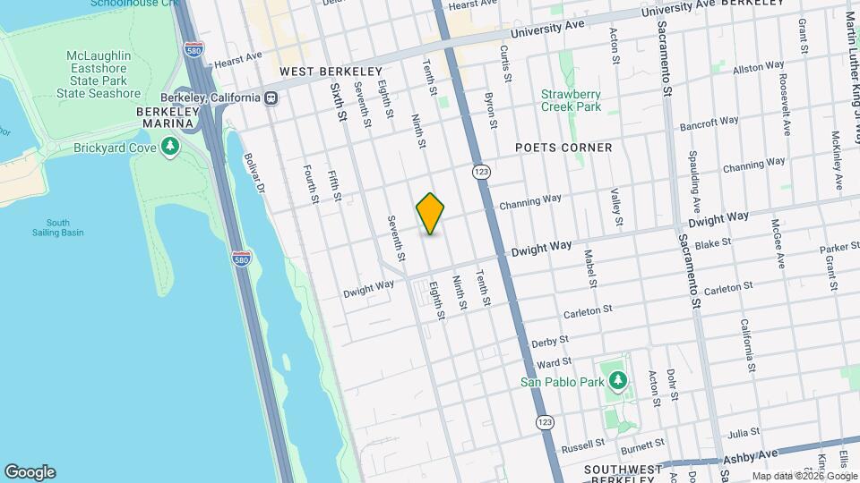 2417 Eighth St Map and Location Details