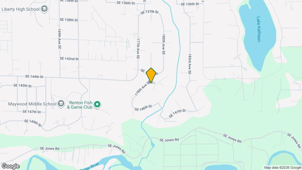 17805 SE 144th St Map and Location Details