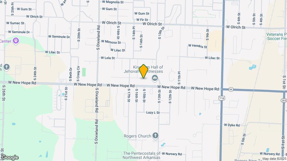 1318 W Centennial Dr Map and Location Details