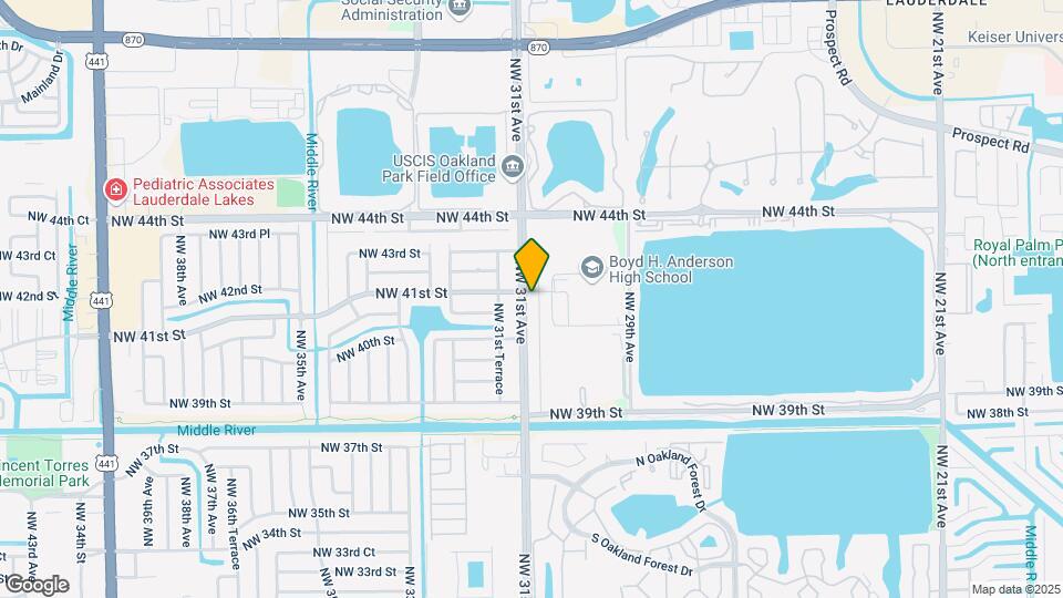 4071 NW 30th Ter Map and Location Details