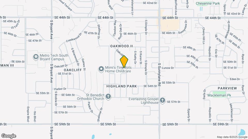 3728 SE 51st St Map and Location Details