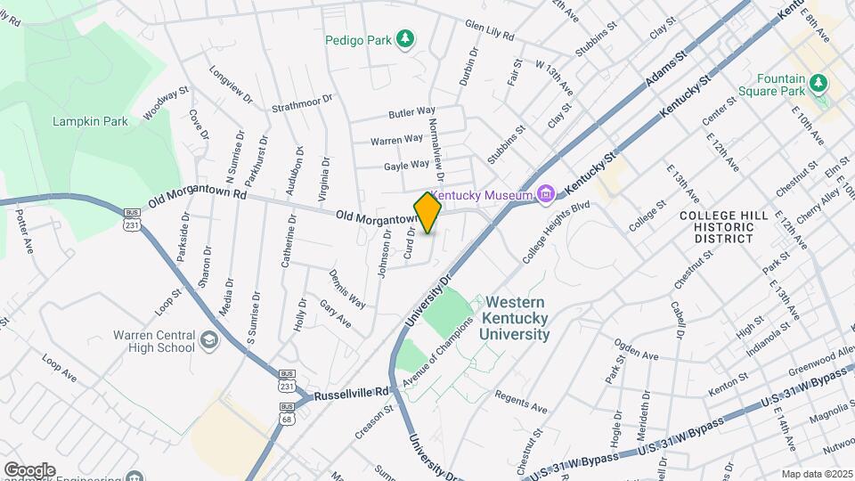 1621 Forrest Dr Map and Location Details