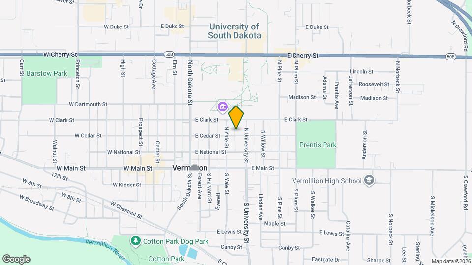 412 E Cedar St, Unit #101 Mapa y Detalles de la Ubicación