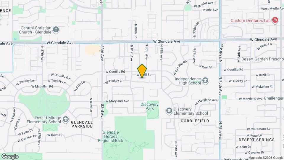 8008 W Tuckey Ln Mapa y Detalles de la Ubicación