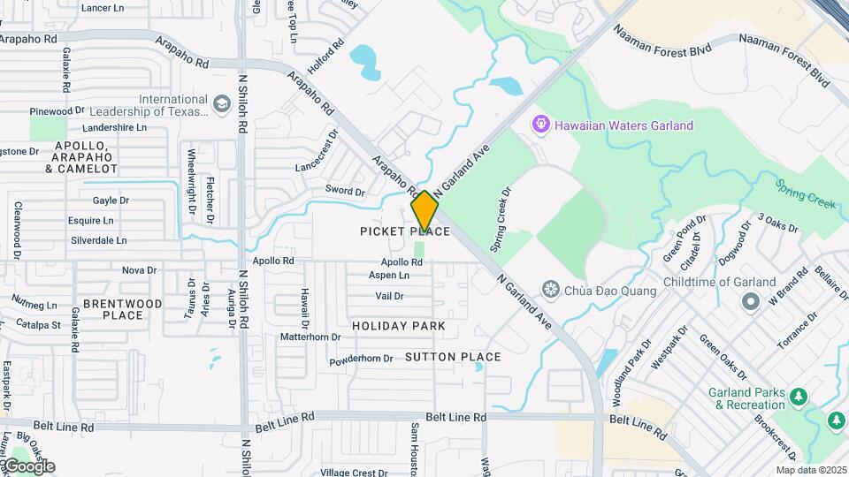 3947 N Garland Ave Mapa y Detalles de la Ubicación