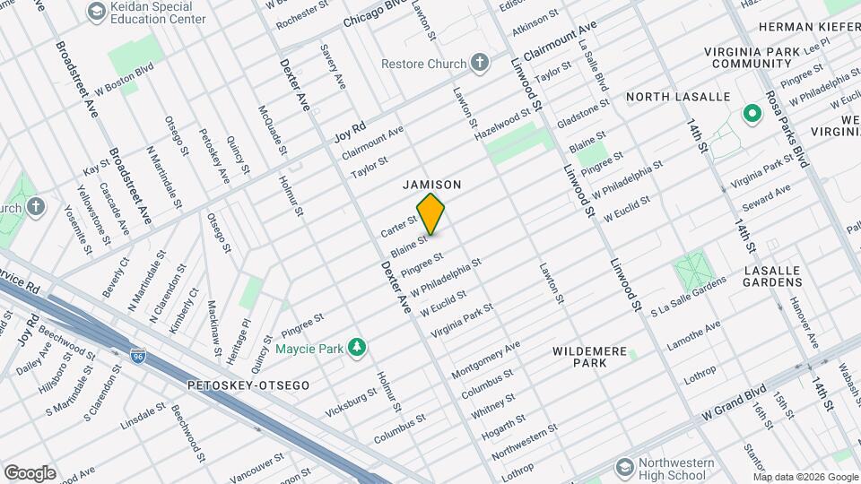 3257 Blaine St Map and Location Details