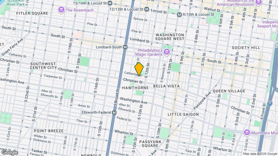 1232 Webster St Map and Location Details