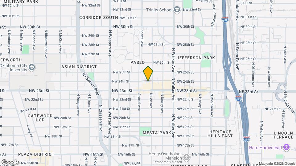 710 NW 24th St Map and Location Details