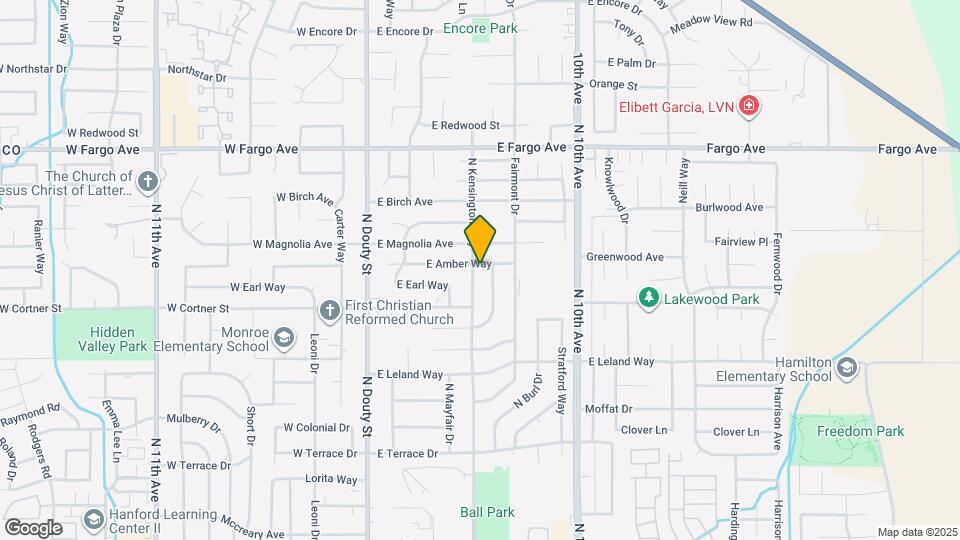 2275 N Kensington Way Mapa y Detalles de la Ubicación