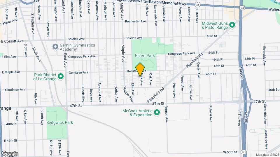 4520 Park Ave Map and Location Details