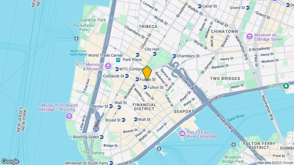 130 Fulton St, Unit 10B Map and Location Details