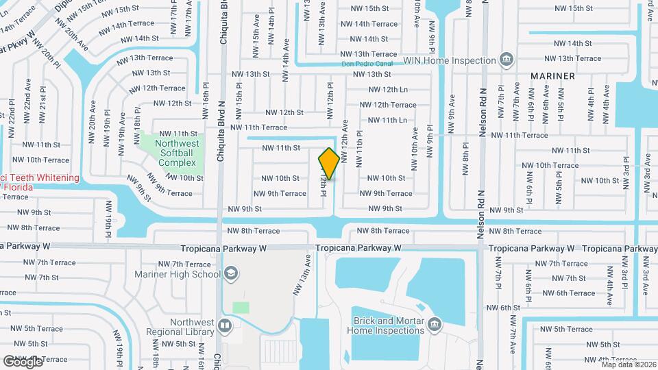 921 NW 12th Pl Map and Location Details