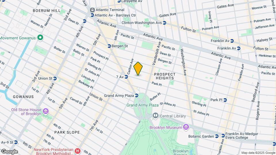 203 Park Pl Map and Location Details