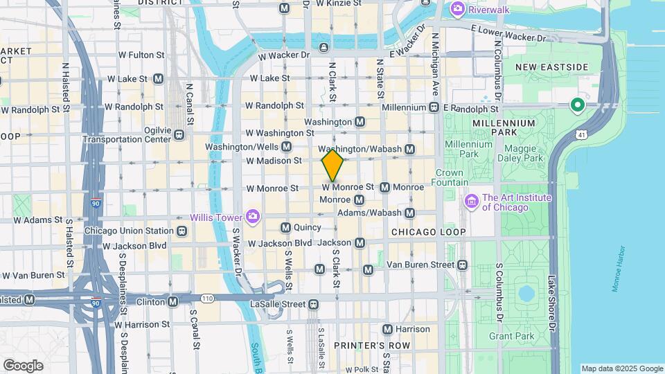 148 W Monroe St Mapa y Detalles de la Ubicación