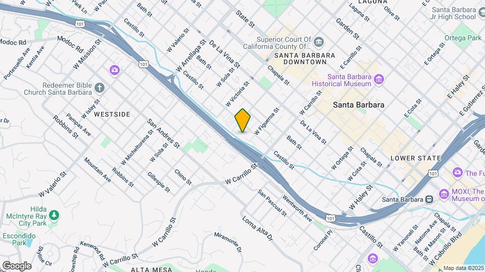 414 W Figueroa St Map and Location Details