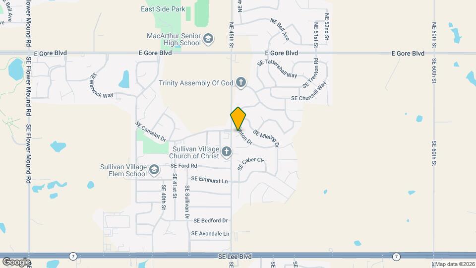 4663 SE Brighton Dr Map and Location Details