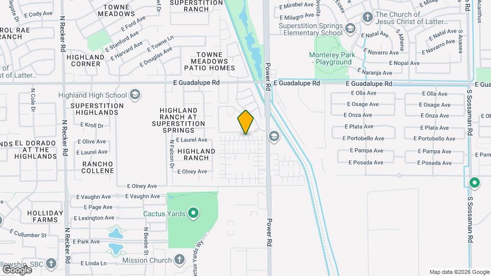 4714 E Laurel Ave Map and Location Details