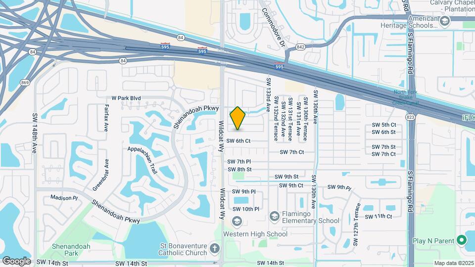 13490 SW 6th Pl Map and Location Details