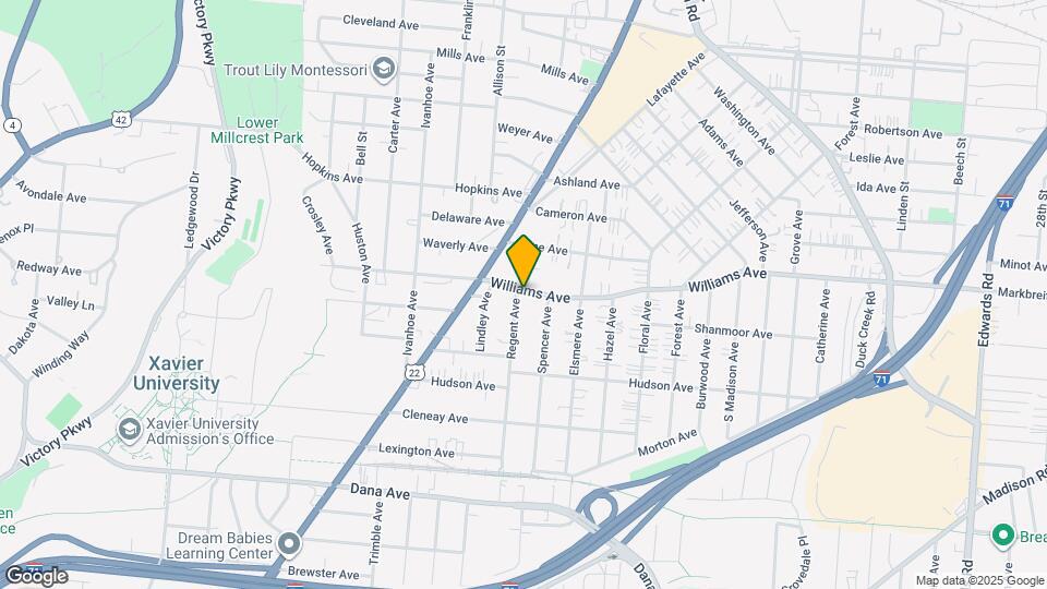 3966 Regent Ave Map and Location Details