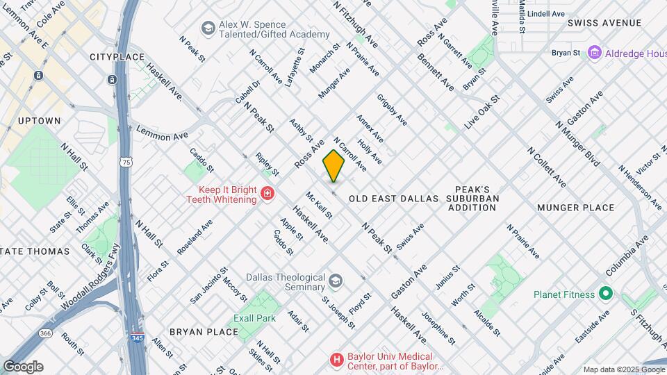 1502 Peak Street Mapa y Detalles de la Ubicación