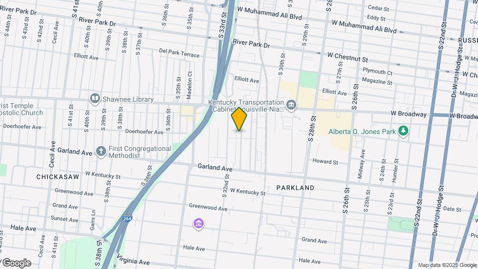 730 Hazel St Map and Location Details