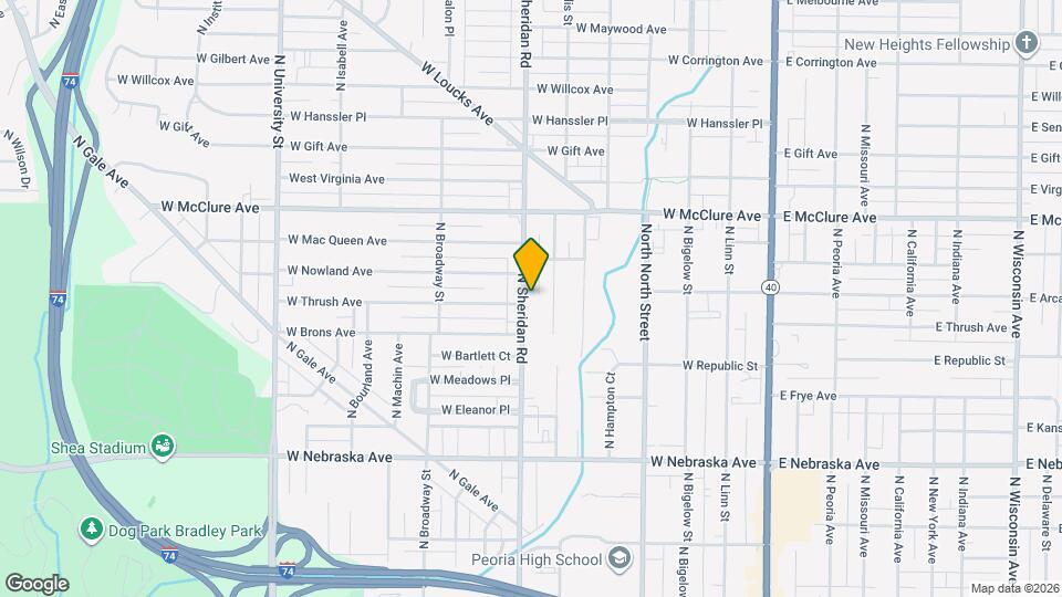 2222 N Sheridan Rd Map and Location Details