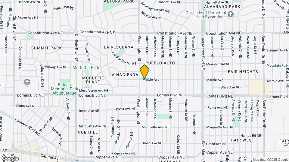 4416 Marble Ave NE Map and Location Details