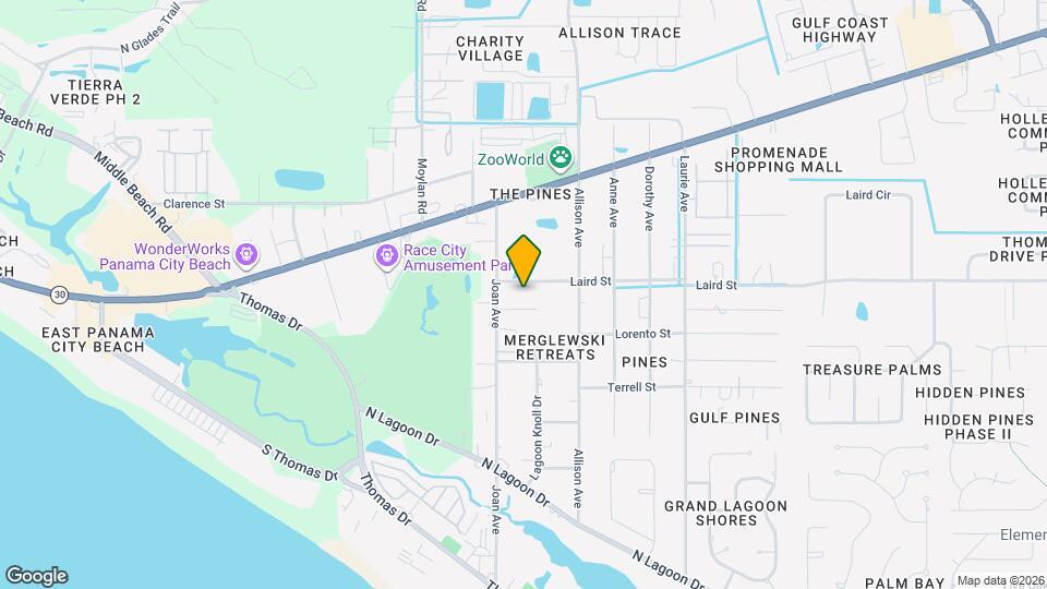 9123 Laird St Map and Location Details