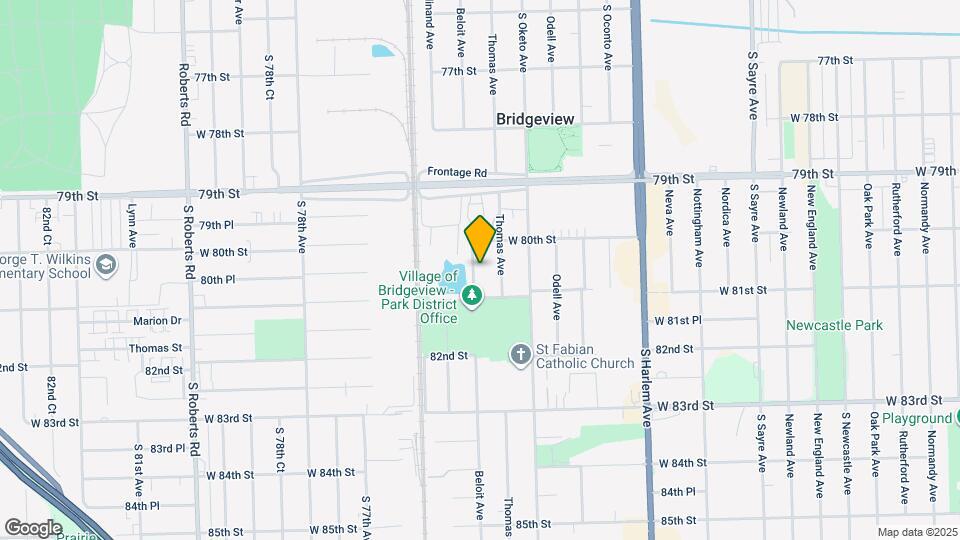 8029 Beloit Ave, Unit 1B Map and Location Details