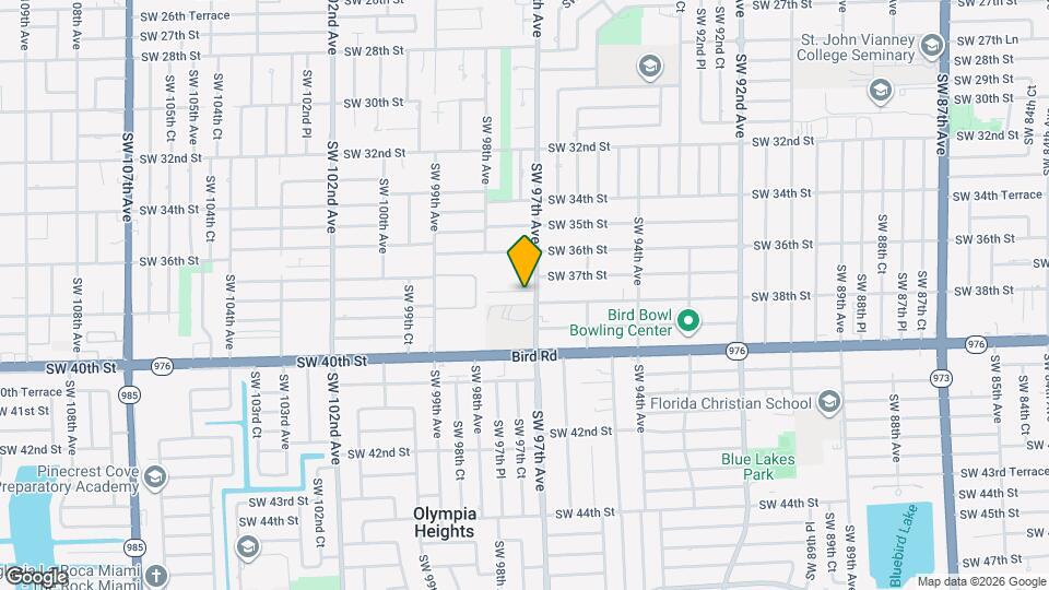 9720 SW 37th Terrace Map and Location Details