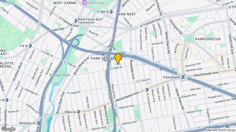 1691 E 174th St Map and Location Details