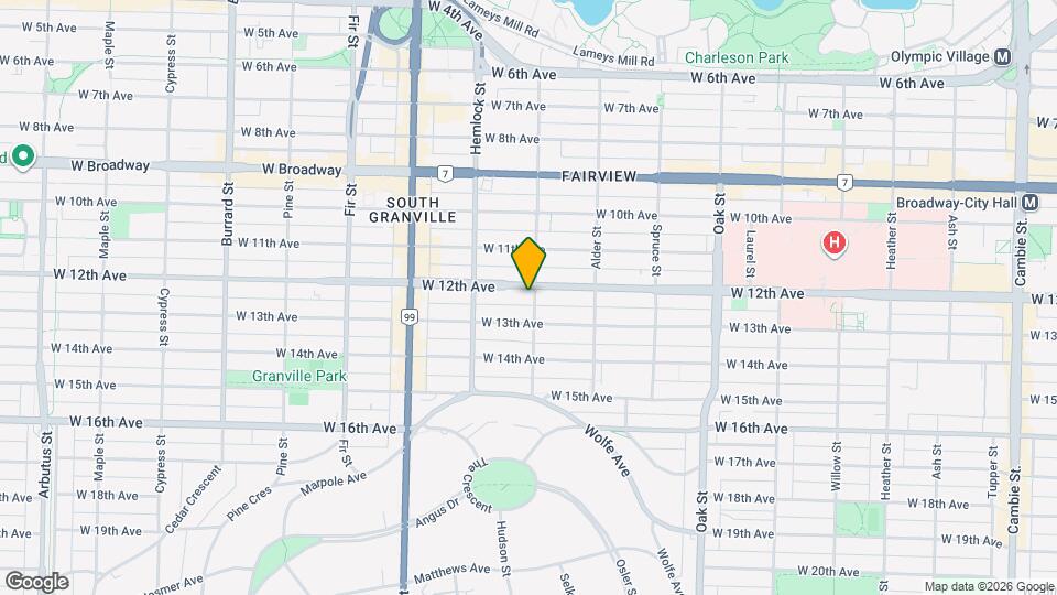 1306 12th Av W Map and Location Details