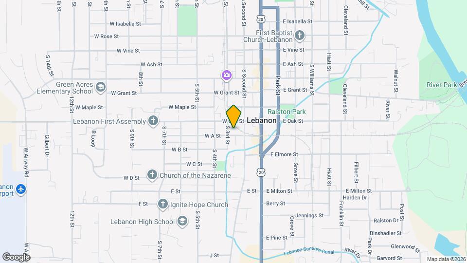 185 W A St Map and Location Details