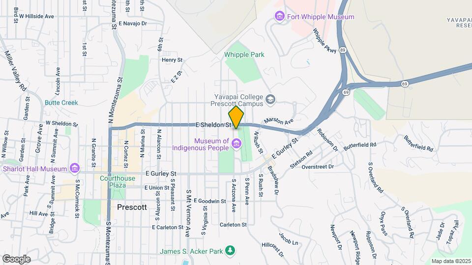 229 N Arizona Ave Map and Location Details