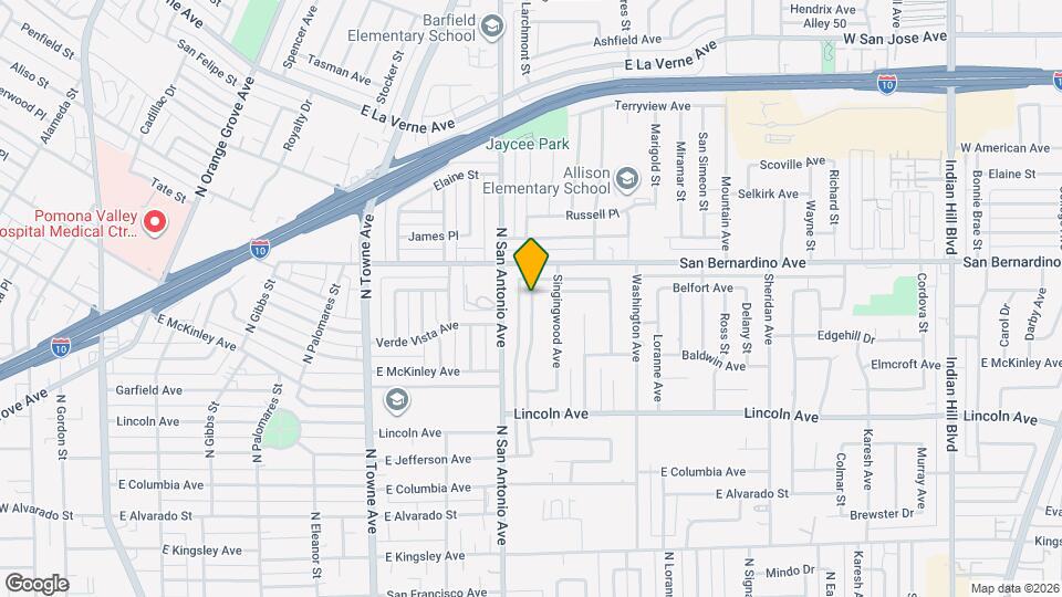 1587 Claremont Pl Map and Location Details