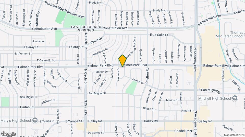 1438 Laurette Dr Map and Location Details