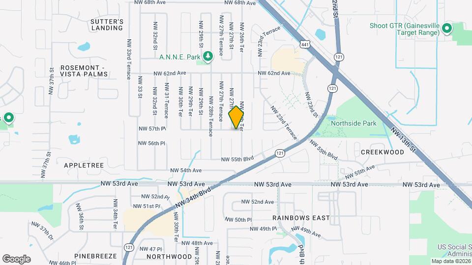 2659 NW 57th Pl Map and Location Details