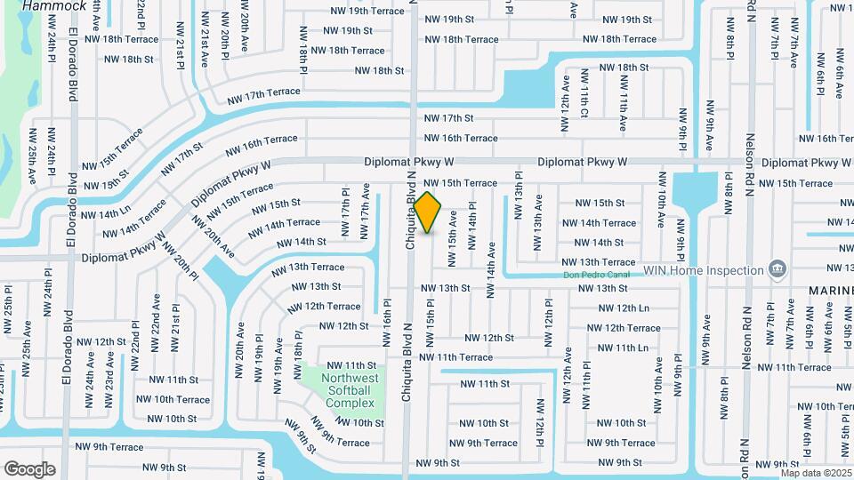 1334 NW 15th Pl Map and Location Details