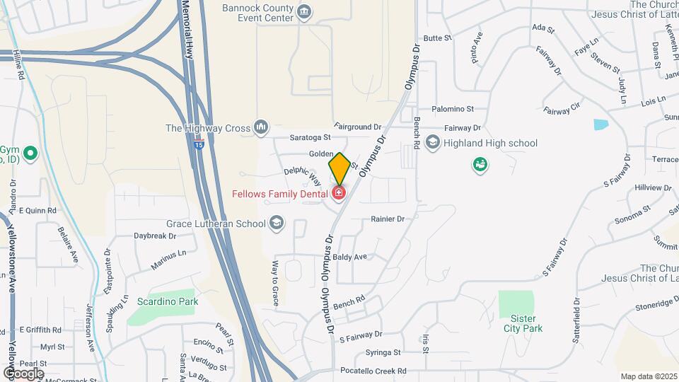 1727 Delmar St Map and Location Details