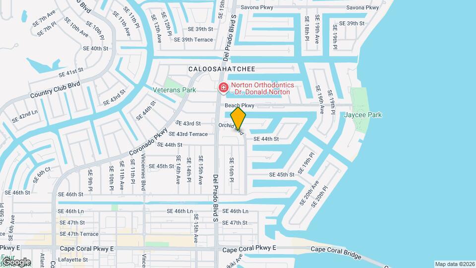 1626 Orchid Blvd Mapa y Detalles de la Ubicación