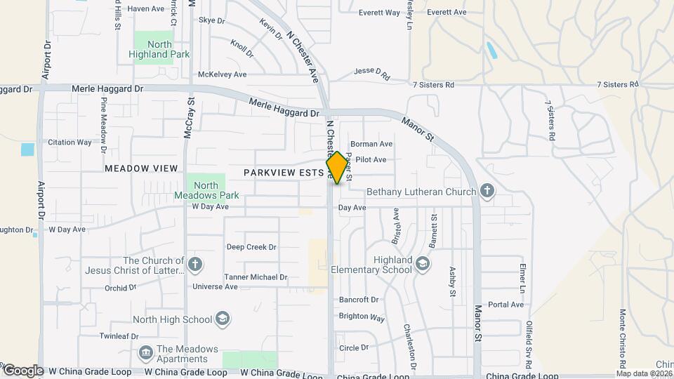 3300 N Chester Ave Map and Location Details