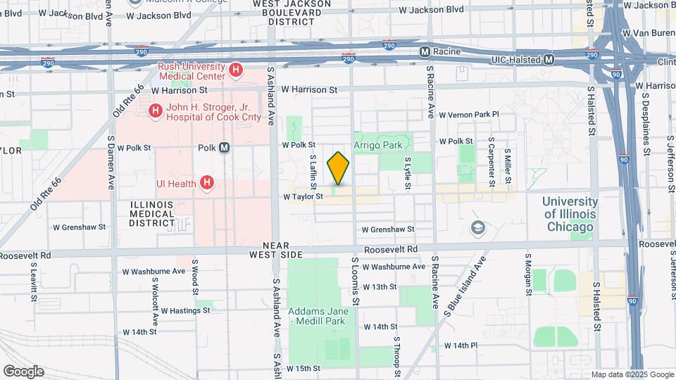 1420 W Taylor St Mapa y Detalles de la Ubicación