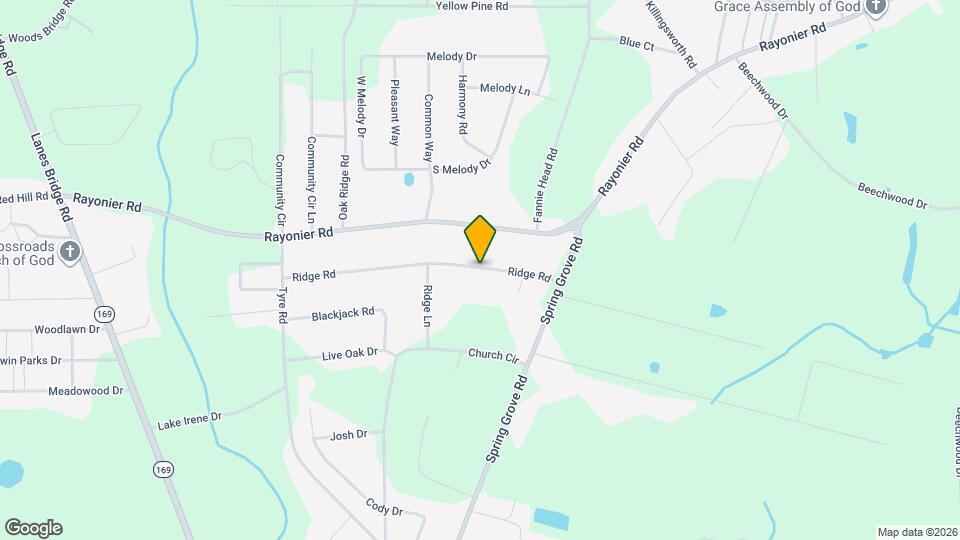 207 Pine Ridge Rd Mapa y Detalles de la Ubicación